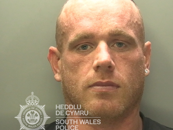 Mugshot of Sean Doyle, a 36‑year‑old man from Waunarlwydd jailed for supplying crack cocaine and Class C drugs.