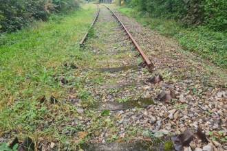Railway line Clyne Neath Bryn Golwg mothballed track damage cuts British Transport Police