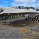 New big-top canopy unveiled at Swansea amphitheatre ahead of summer events