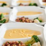 packed food in containers