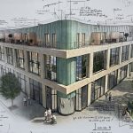 Artist's impression of the proposed flats at Castle Quays on Princess Way