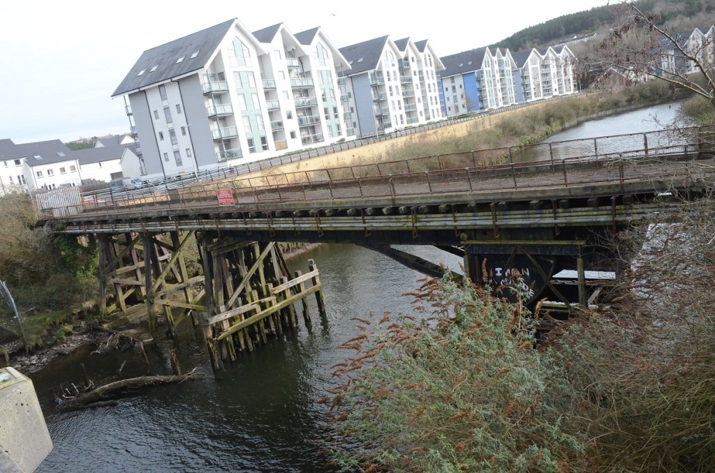 The span of the River Tawe, where the Bascule Bridge will be sited