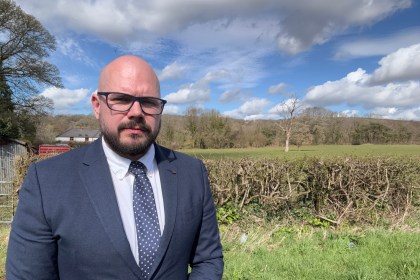 Green Party Senedd Candidate and Carmarthenshire County Councillor, Rob James