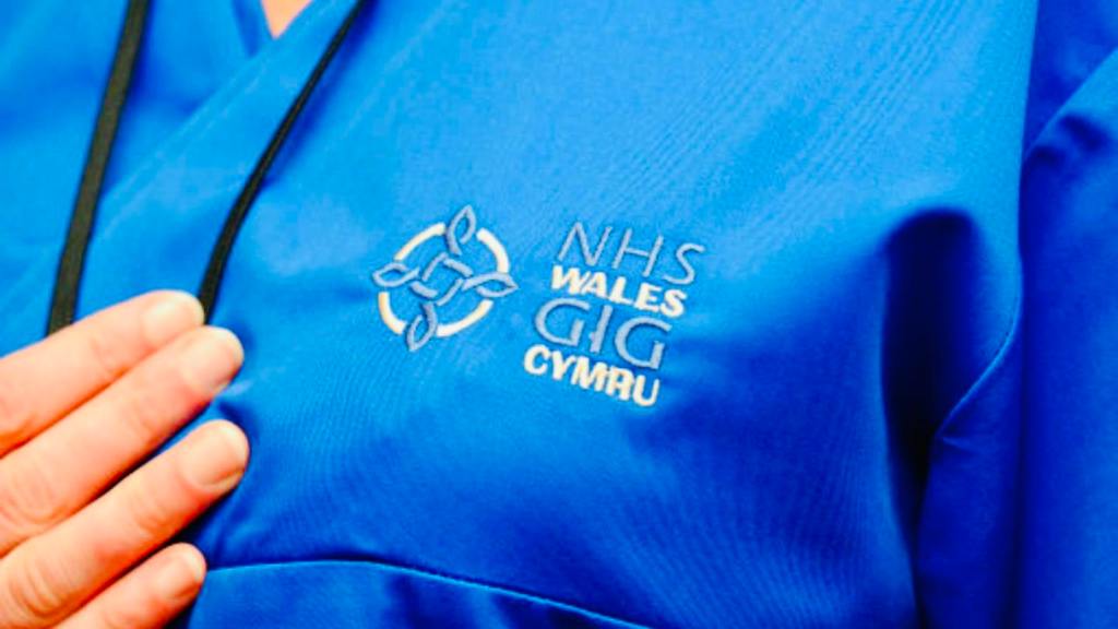 NHS Wales logo on a nurses uniform(Image: NHS Wales)