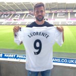 Fernando Llorente, pictured in August 2016 with his swans kit.