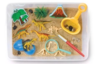A dinosaur dig kit similar to the ones that have been recalled by Smyths Toys