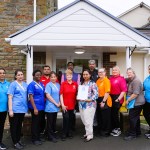 Staff at Cwm Catref care home in Pontardawe