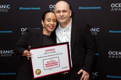 Greek Flavours on Swansea's Kingsway has won the Mediterranean Restaurant of the Year in the Welsh Restaurant Awards 2026.