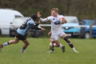 The all-whites in action as they went down 36-19 at home to Cardiff on the final day of the Super Rygbi Cymru regular season.