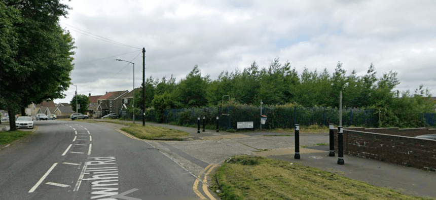 The junction of Tower Gardens and Townhill Road