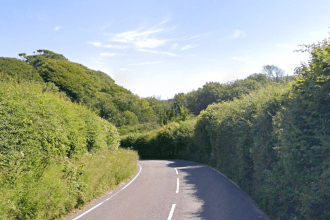 A4118 South Gower Road neat Three Cliffs Bay