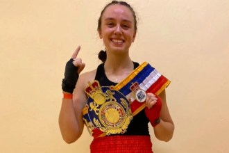 Kickboxing champion, Dr Tennessee Randall from Llanelli