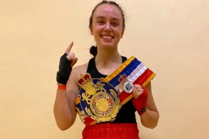 Kickboxing champion, Dr Tennessee Randall from Llanelli