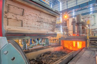 an electric arc furnace which uses the same technology as the EAF being installed at Port Talbot.