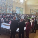 The Gŵyr Abertawe Senedd election count at Swansea's Brangwyn Hall (Image: Swansea Council)