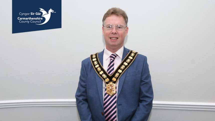 Cllr Giles Morgan - Chair of Carmarthenshire County Council for 2026 / 2027 (Image: Carmarthenshire Council)