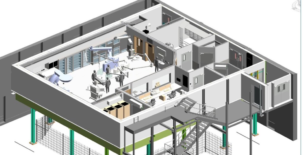 Artist's impression of the new operating theatre
(Image: Swansea Bay University Health Board)