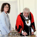 Cllr Alun Lockyer at the Mayor Making Ceremony The Orangery, Margam Park on Friday