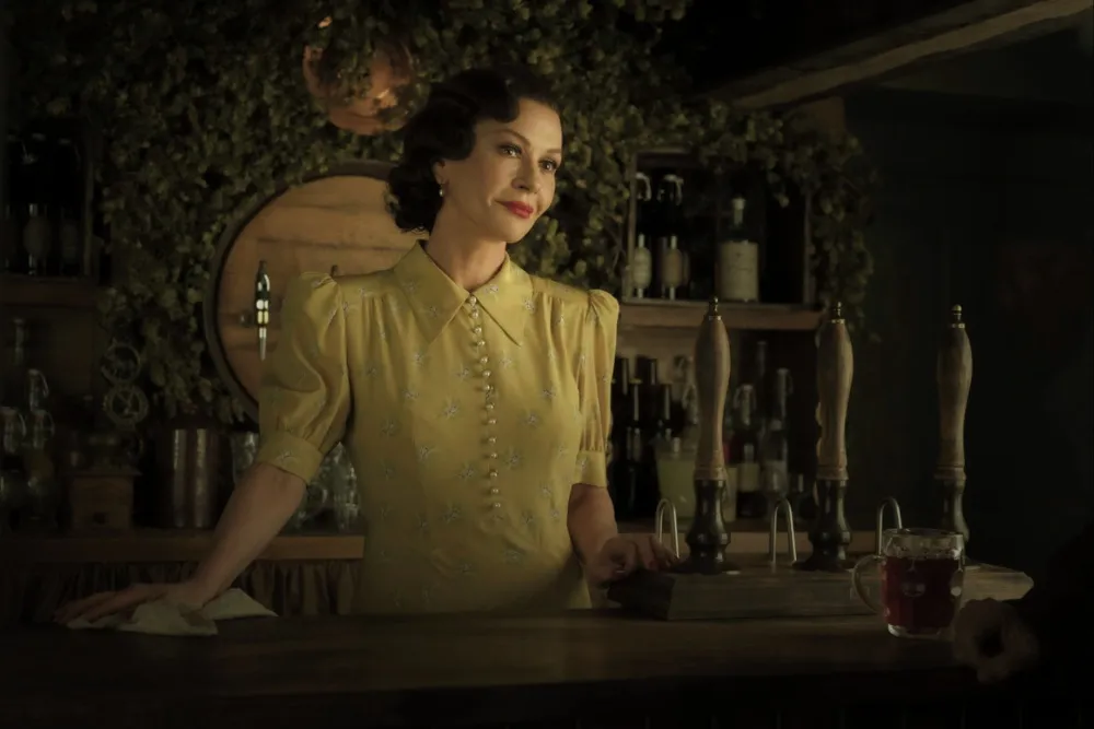 Catherine Zeta-Jones in period costume in a scene from A Visit to Grandpa’s