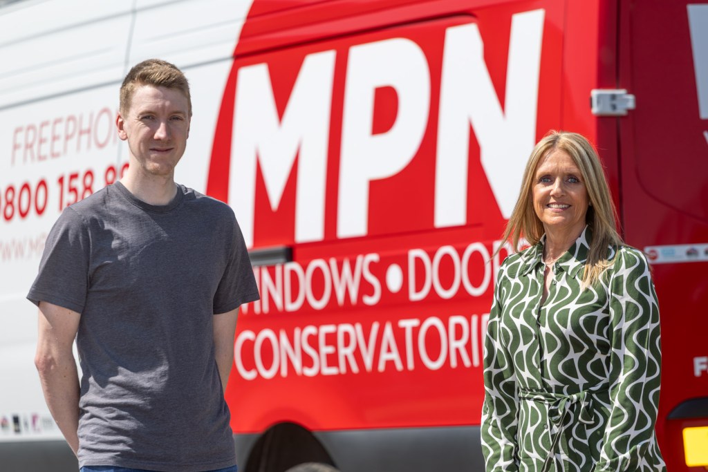 Doors and Conservatories Melanie and Nathan Webster of MPN Windows.
