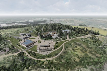 Artist's impression of the completed Skyline attraction on Kilvey Hill (Image: Skyline)