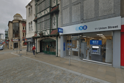 TSB bank on Union Street in Swansea (Image: Google Maps)