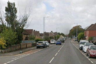Margam Road between Groswen Park and the junction with Rhanallt Street in Port Talbot (Image: Google Maps)