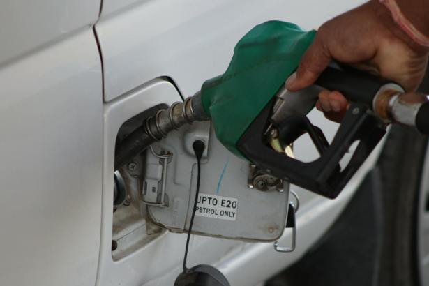 fueling a vehicle at a gas station