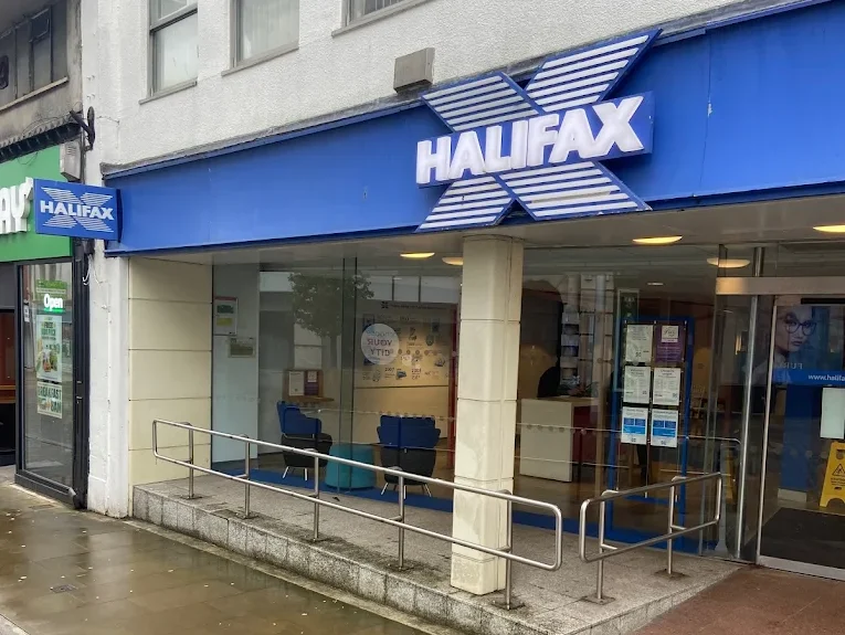 Halifax Bank on Union Street in Swansea