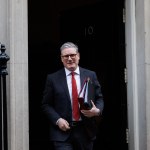 Sir Keir Starmer leaving Number 10 Downing Street