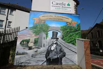 Briton Ferry Brunel mural