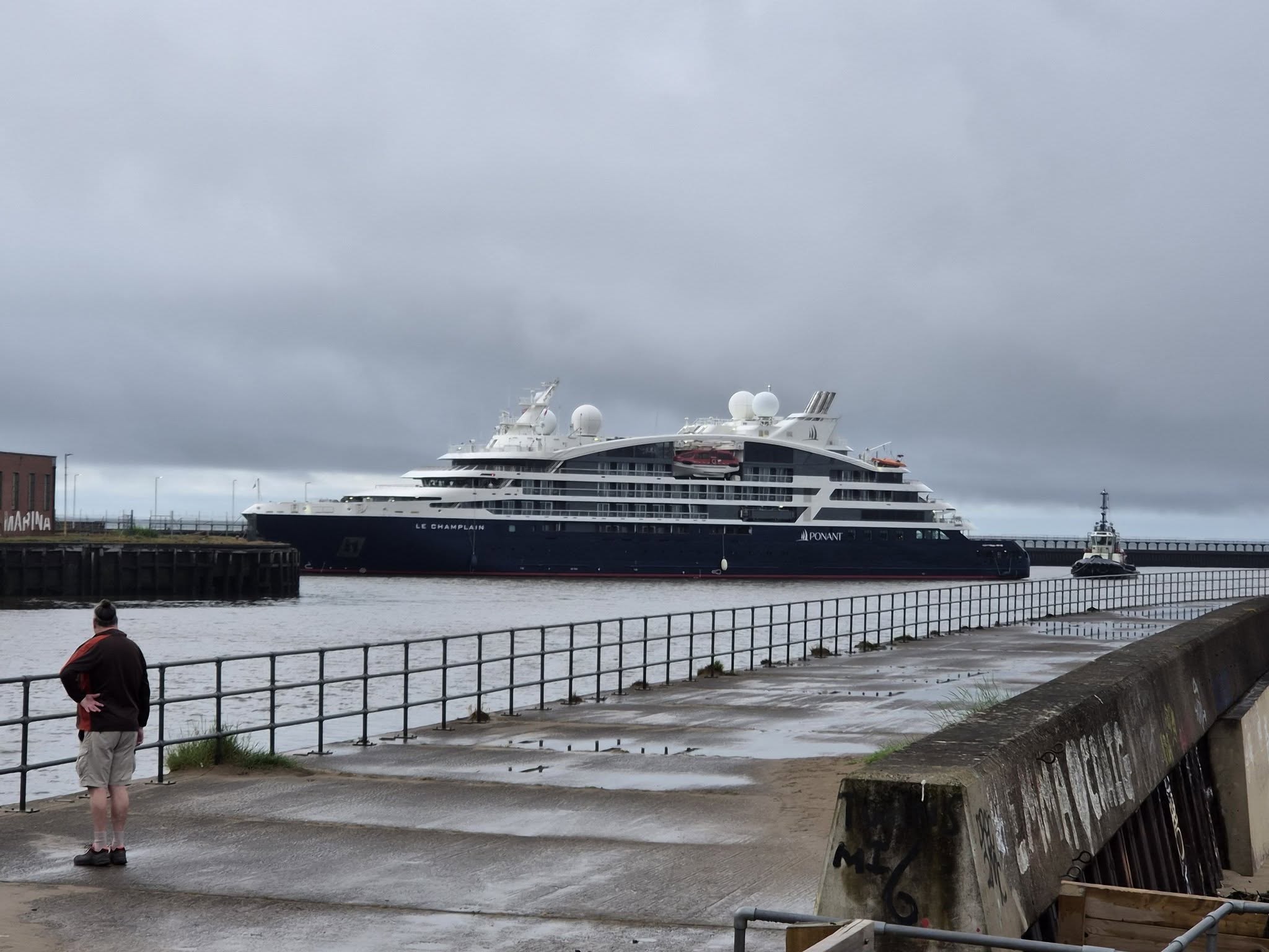 SWANSEA: Luxury cruise ship docks in the city — one of just two due all year