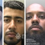 Police custody photographs of the four men jailed over the St Helen's Road disorder.