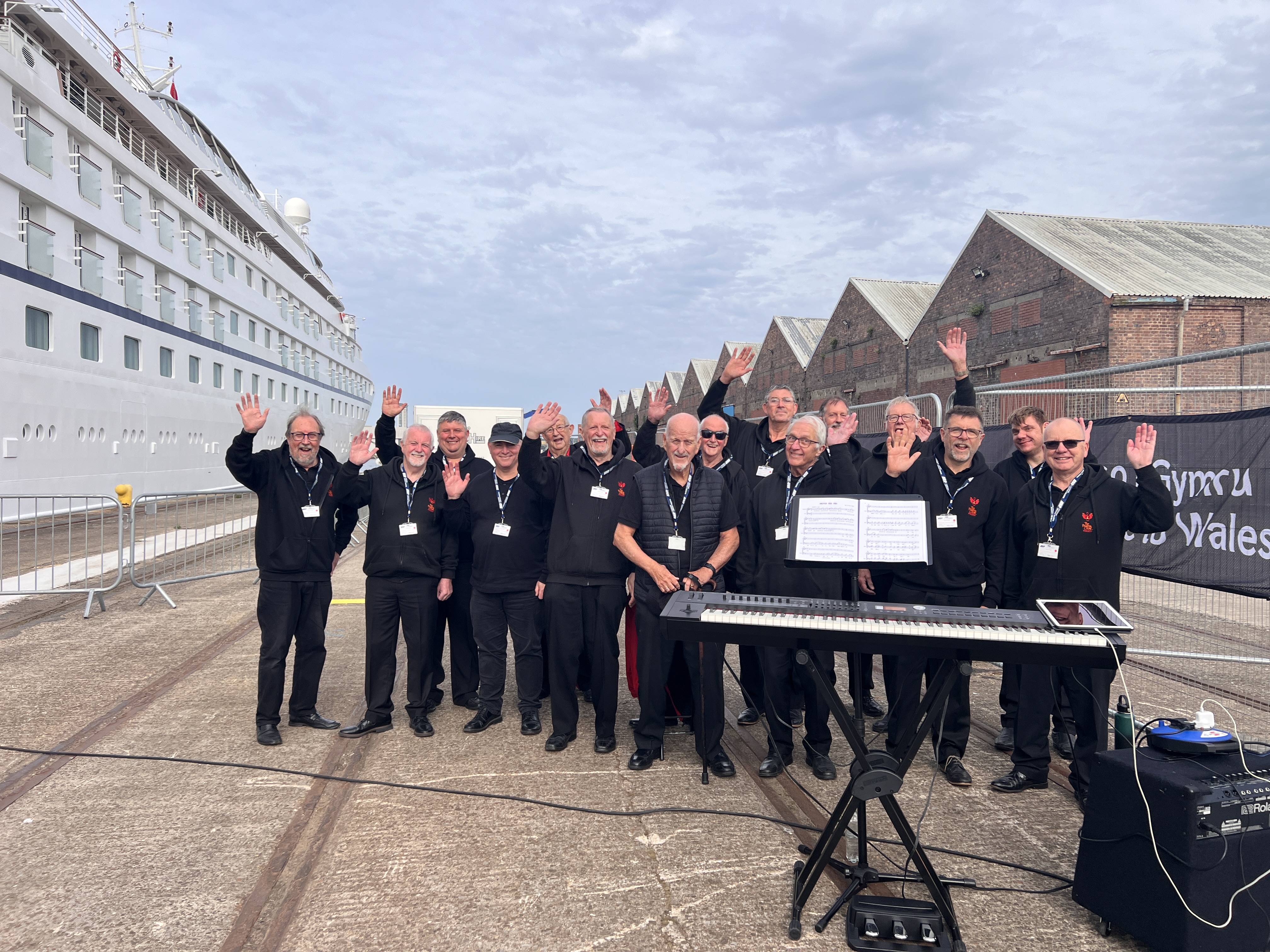 SWANSEA: Choirs, harmonies and a warm Welsh welcome as cruise visitors come ashore
