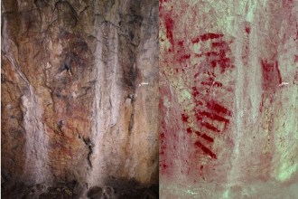 A side-by-side image of the Bacon Hole cave rock surface, the right showing enhanced red striped painted marks Image 4 (Re-examing_the_oldest_rock_art..._Credit_Professor_George_Nash.jpg) — researcher in hard hat/hi-vis pointing at the panel Good "human" shot showing the re-examination. Place around the "All the painted surfaces were re-examined" paragraph. Caption: A researcher examines the painted panel inside Bacon Hole cave during the re-investigation. Image: Professor George Nash Alt text: A researcher in a hard hat and hi-vis vest pointing at marks on the cave wall (If you know it's Dr George Nash himself in the shot, name him — but the filename only credits him as photographer, so unless confirmed, "a researcher" is safer.) Image 5 (Bacon_Hole_cave_Gower_-_Credit_Professor_George_Nash.JPG) — the cave mouth in the cliff Great context shot showing the cave's dramatic coastal-cliff setting (and underscores the "not safe for the public" point). Place around the "precarious position on the coastal cliffs" paragraph. Caption: Bacon Hole cave in its cliff setting on the Gower coast. Image: Professor George Nash Alt text: A cave opening in a rocky sea cliff overlooking the water on the Gower coast Image 3 (The_Gower_Peninsula..._National_Trust_Images_James_Dobson.jpg) — the scenic clifftop/beach Lovely NT scene-setter, but note the different credit: Image: National Trust Images / James Dobson. Optional — you've got three strong Nash images already; use this only if you want a fourth, or as an alternative featured image if you'd rather lead on a pretty Gower vista than the technical panel. I'd stick with Image 1 as featured (it's the actual discovery) and this is a nice-to-have. Image 2 — the BEFORE/AFTER triptych with the colour-scale card. Honestly the weakest for publication: the IFRAO colour-reference scale and "BEFORE/AFTER" labels make it look like a lab plate rather than a news image. I'd skip it in favour of Image 1, which carries the same "enhanced reveal" point more cleanly. (Same Nash credit if you do use it.) So my suggested running order: Image 1 featured, Image 4 mid-piece (the re-examination), Image 5 lower down (the cliff setting) — three images, all Credit: Professor George Nash, with Image 3 (National Trust Images / James Dobson) as an optional fourth scene-setter. Two notes: Watch the credits don't get crossed — the three cave images are Professor George Nash; the scenic peninsula shot is National Trust Images / James Dobson. Easy to mix up since they're in the same folder. Per the release, these are licensed for use with this story only — so they shouldn't be reused on unrelated future pieces. The draft (Post 126166) is ready for these — drop them in, add the Yoast meta, and it's good to publish. Want the X post for it now, and shall we move on to the Heol Goffa school nurse piece (pulling your previous Ysgol Heol Goffa coverage to build the context and frame the right-of-reply)?