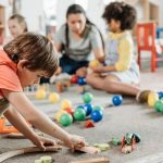 kids playing in the room