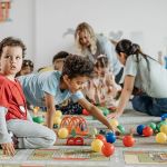 boys playing on the floor