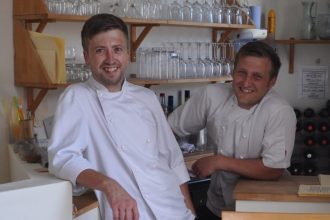Adam Bannister and Chris Harris from Sketty restaurant Slice (Image: Slice)