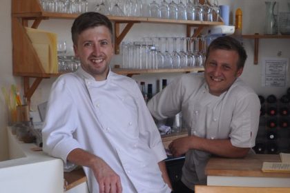 Adam Bannister and Chris Harris from Sketty restaurant Slice (Image: Slice)