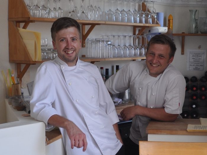 Adam Bannister and Chris Harris from Sketty restaurant Slice (Image: Slice)