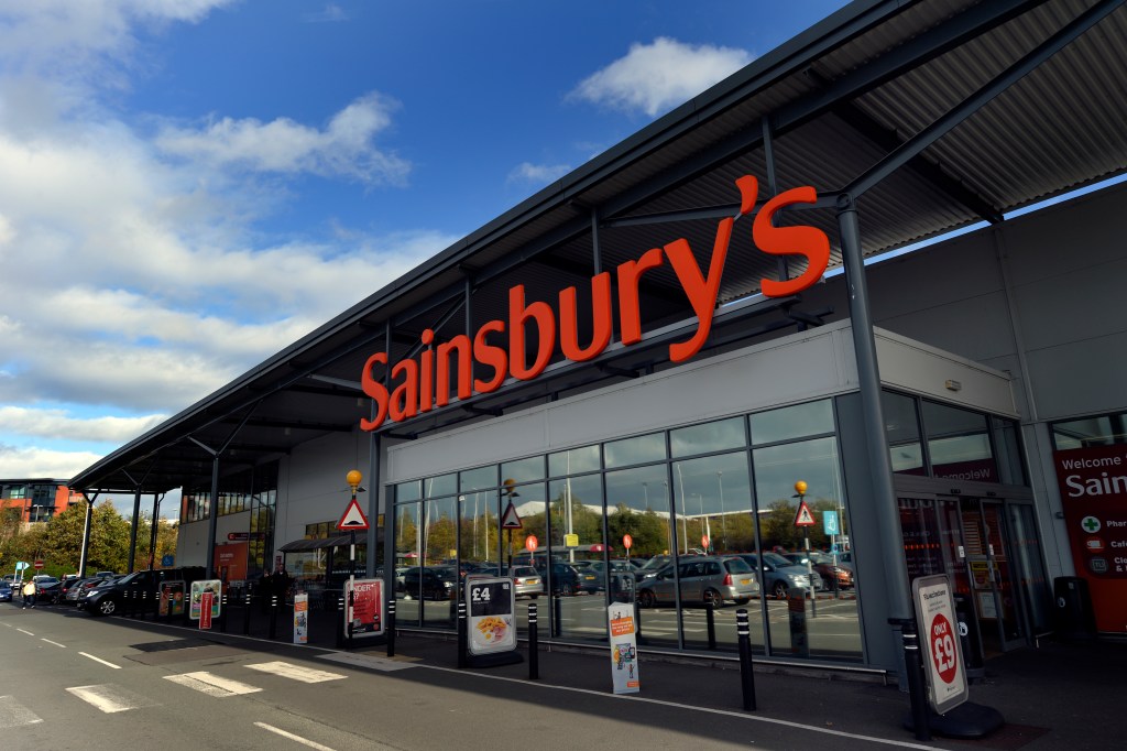 Outside a Sainsbury's supermarket
(Image J Sainsbury)