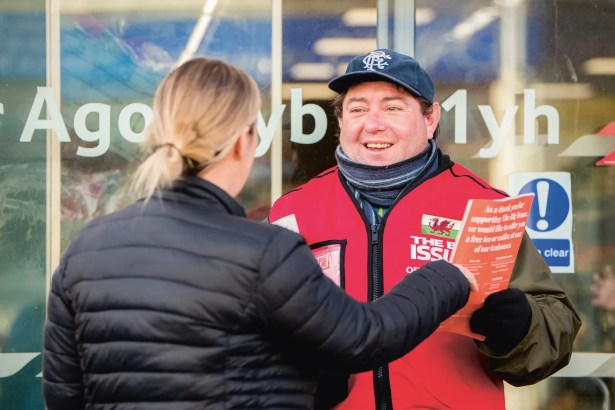 Liam Harmer, who sold the Big Issue in Sketty, Swansea, for more than 15 years