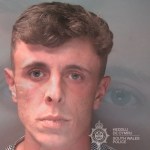 Custody photo of Flynn Johnson-Andrews, a man with short dark hair, issued by South Wales Police