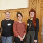 Five Swansea University researchers standing together — Dr Yang Liu, Dr Laura Seymour, Dr Maria Cheshire-Allen, Dr Charlotte Jones and Dr Tom Avery.