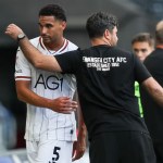 Swansea City captain Ben Cabango in action