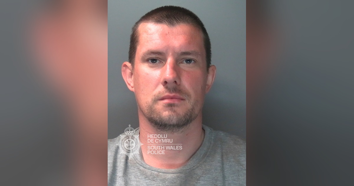 Custody image of Marcus Thomas, 37, of Sandfields, Port Talbot, released by South Wales Police