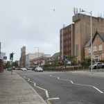 St Helen's Road in Swansea looking along the stretch past the YMCA building