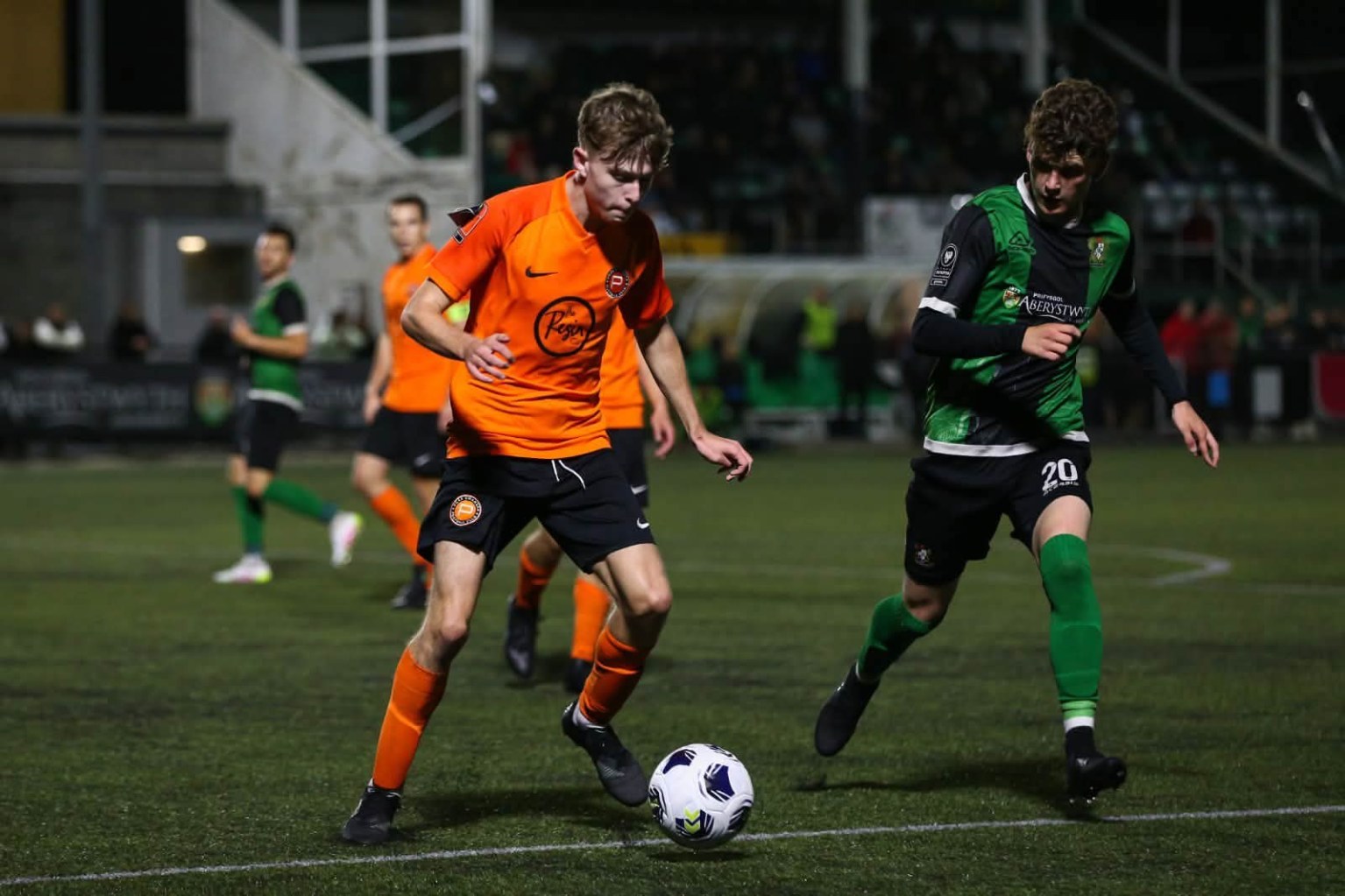 Pure Swansea in action against Aberystwyth Town at Park Avenue