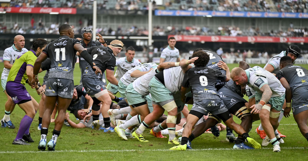 Ospreys in action against the Sharks in Durban