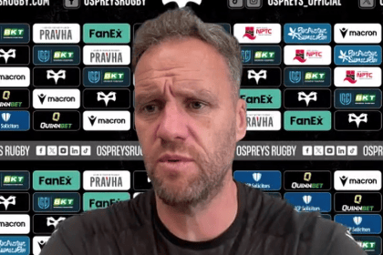 Ospreys head coach Mark Jones
